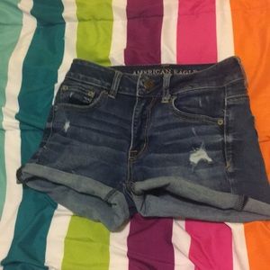 American eagle jean shorts